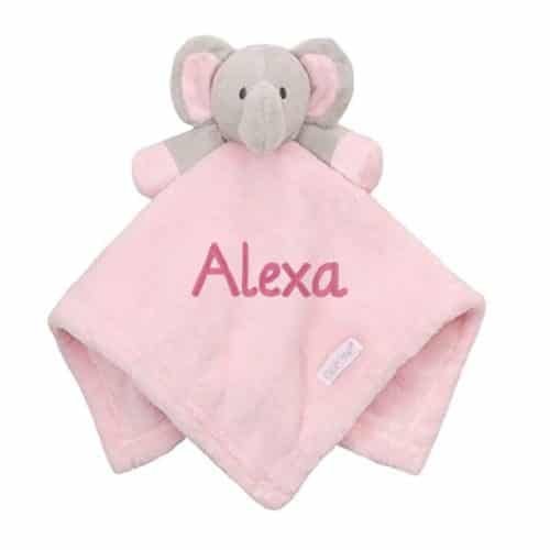 Personalised Baby Fleece Comforter Soft Novelty Gift