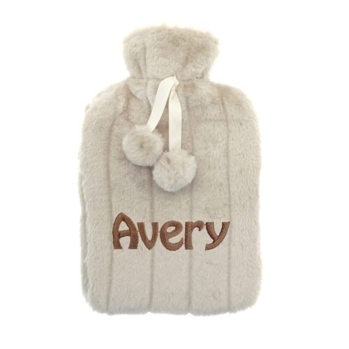 Personalised Soft Fleece Hot Water Bottle