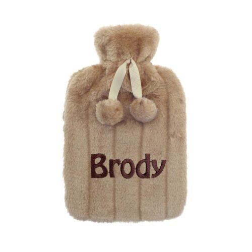 Personalised Soft Fleece Hot Water Bottle