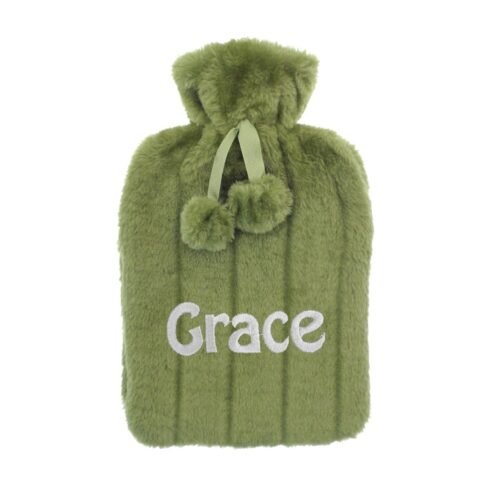 Personalised Soft Fleece Hot Water Bottle