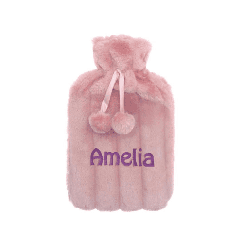 Personalised Soft Fleece Hot Water Bottle