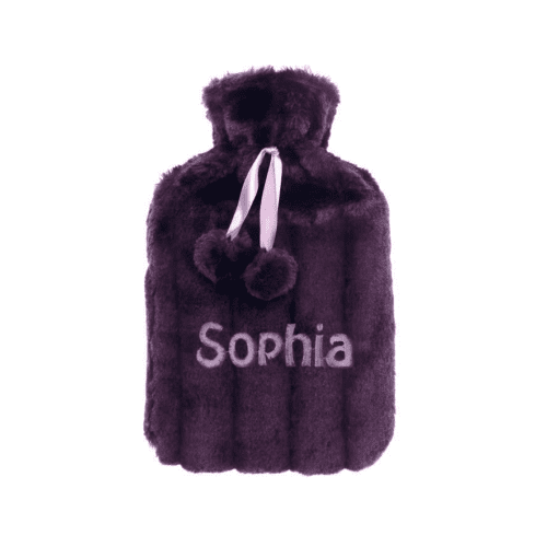 Personalised Soft Fleece Hot Water Bottle